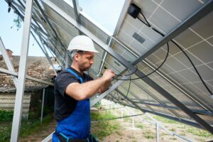 liaison panneau solaire vers onduleur
